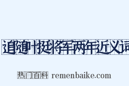 追随叶挺将军两年近义词是什么意思的图片